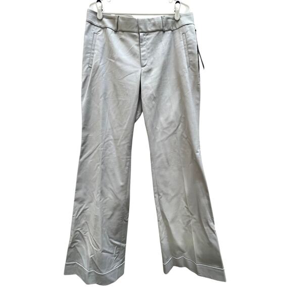 NEW Banana Republic Martin Fit Gray Trouser Pants Stretch Women's Size 14 - Picture 1 of 7